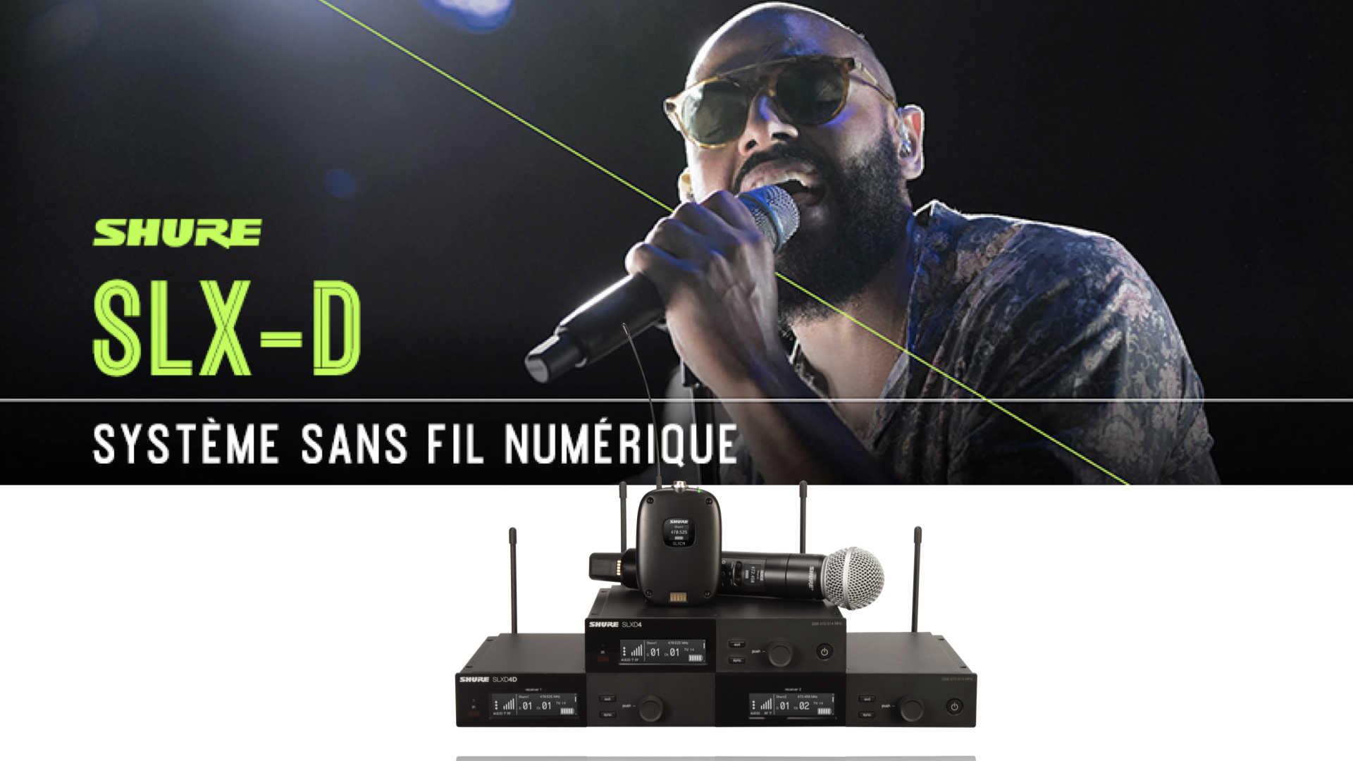 SLX-D, système sans fil numérique de Shure © DR