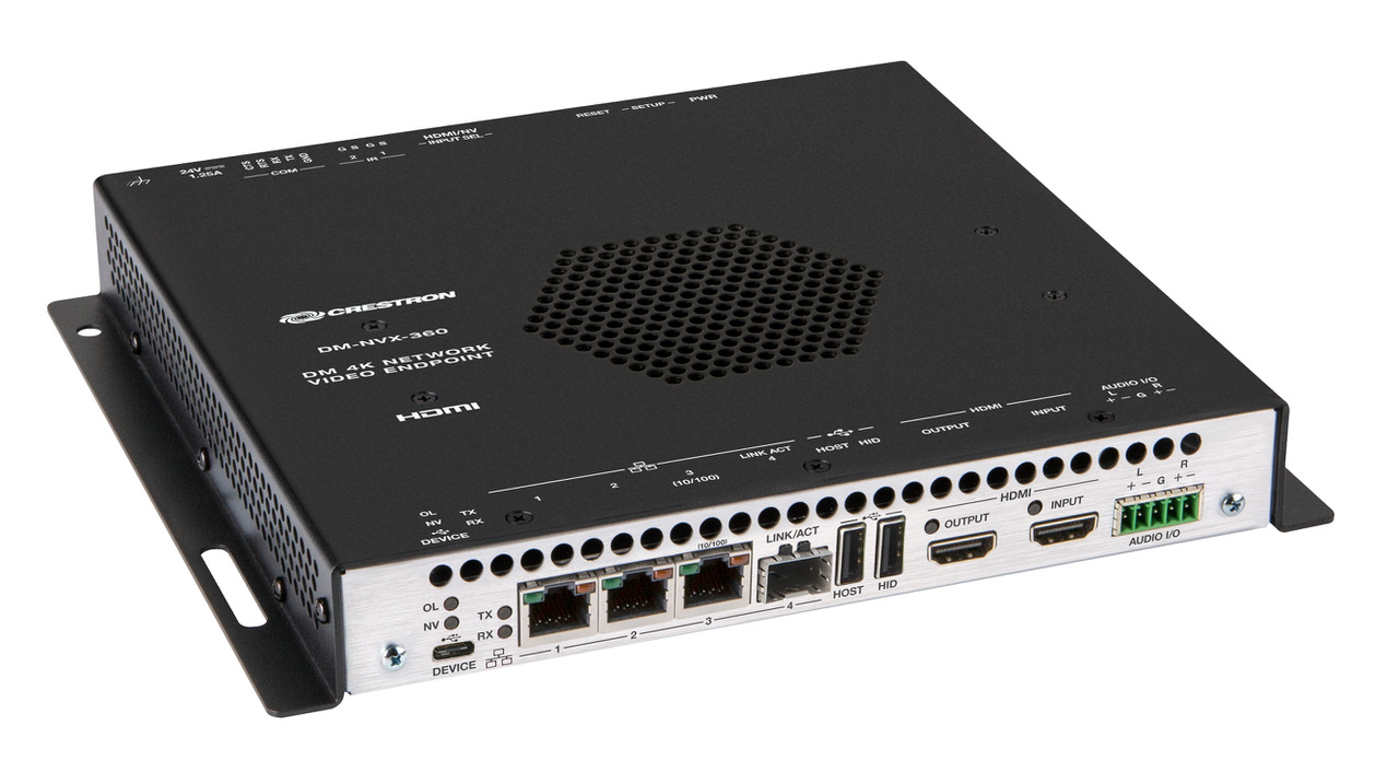 Interopérabilité : Crestron améliore sa plate-forme de distribution de contenu AV-sur-IP DM NVX © DR