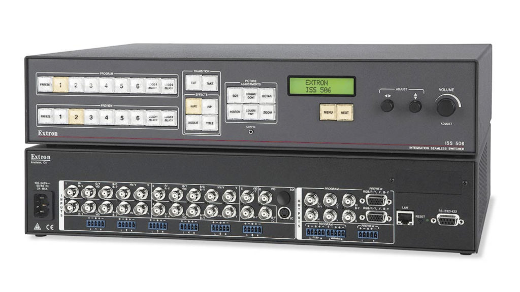 L'ISS 608 Extron, parfait pour les déploiements video exigeants ! © DR