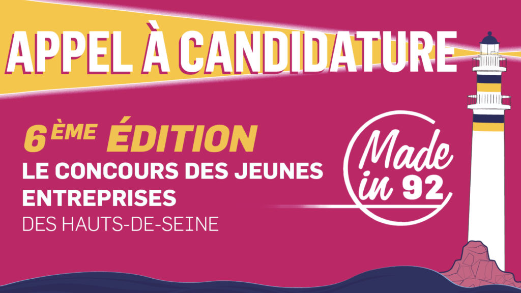 Le concours des jeunes entreprises des Hauts-de-Seine, Made in 92, revient pour sa 6ème édition © DR
