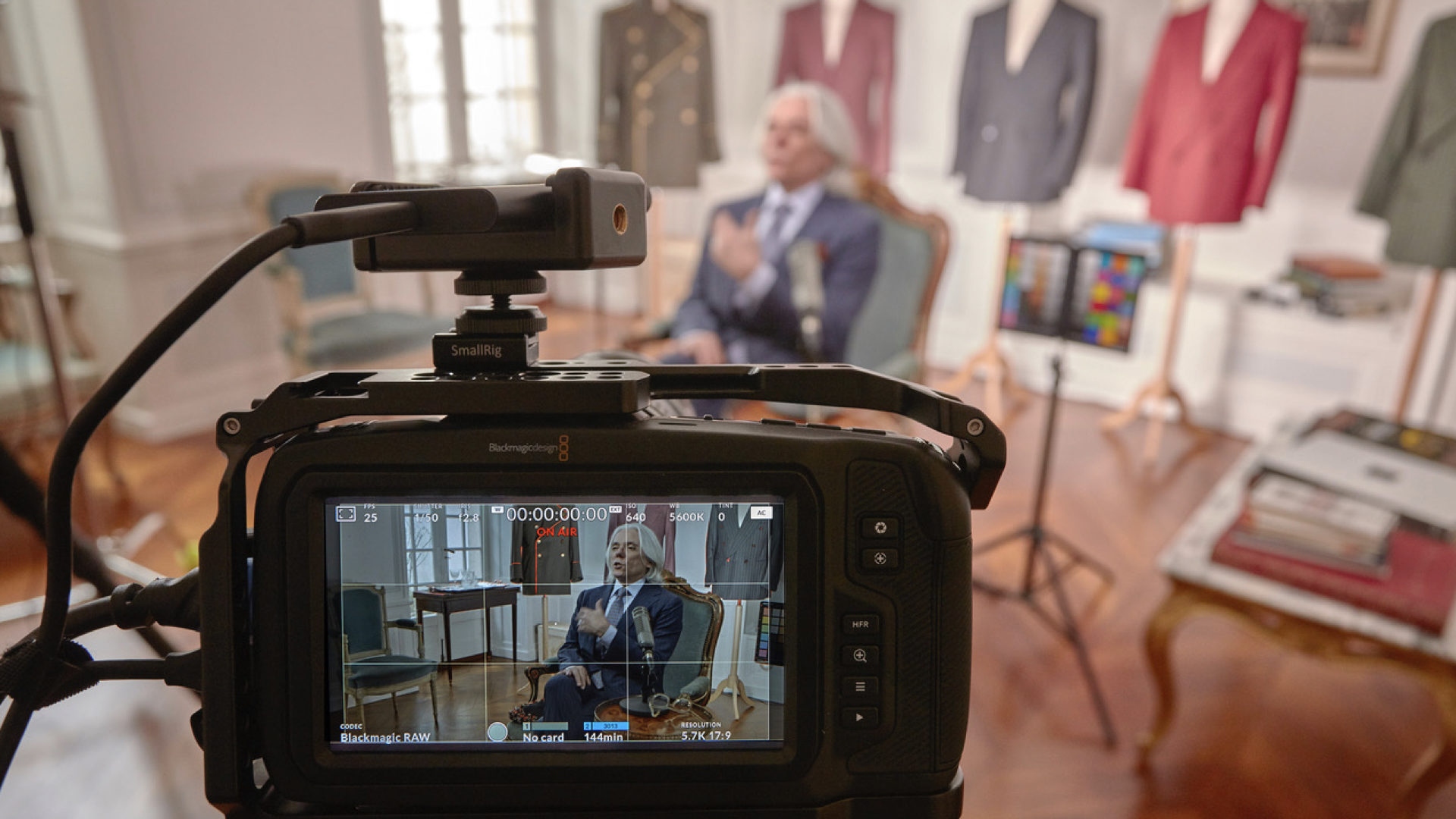 Un workflow Blackmagic Design pour la chaîne YouTube Sartorial Talks © DR