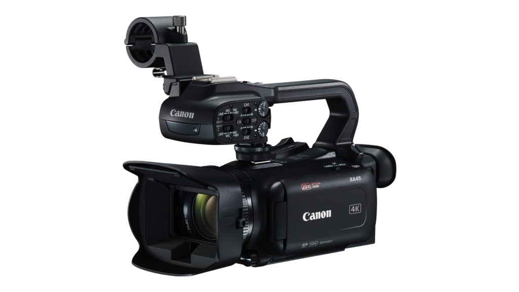 Le caméscope Canon XA45 compact 4K aux capacités d’enregistrement professionnelles arrive en Europe © DR