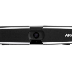 AVer s’adresse aux petites salles de vidéoconférence avec la VB130, une barre de son avec caméra 4K © DR
