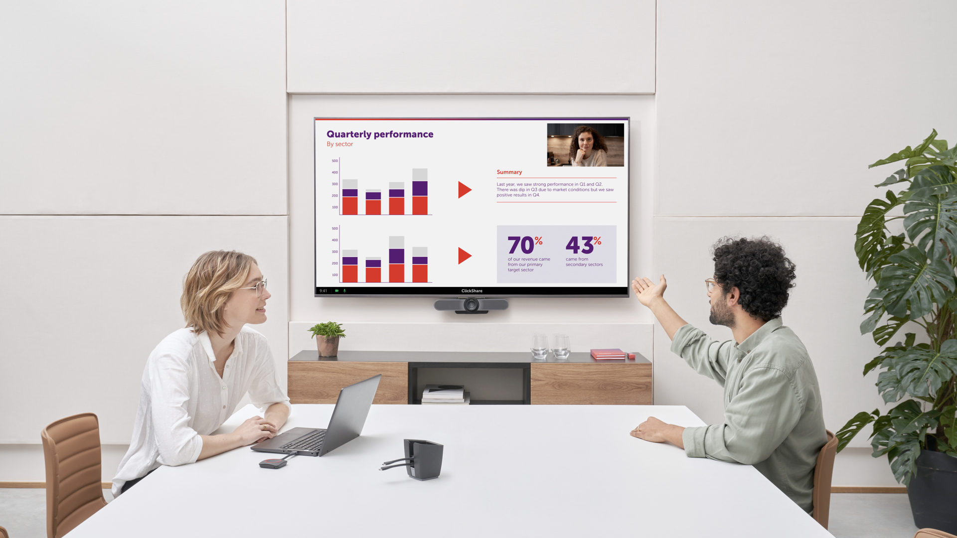 Barco élargit sa gamme ClickShare pensé pour de nouveaux modes de travail hybride © DR