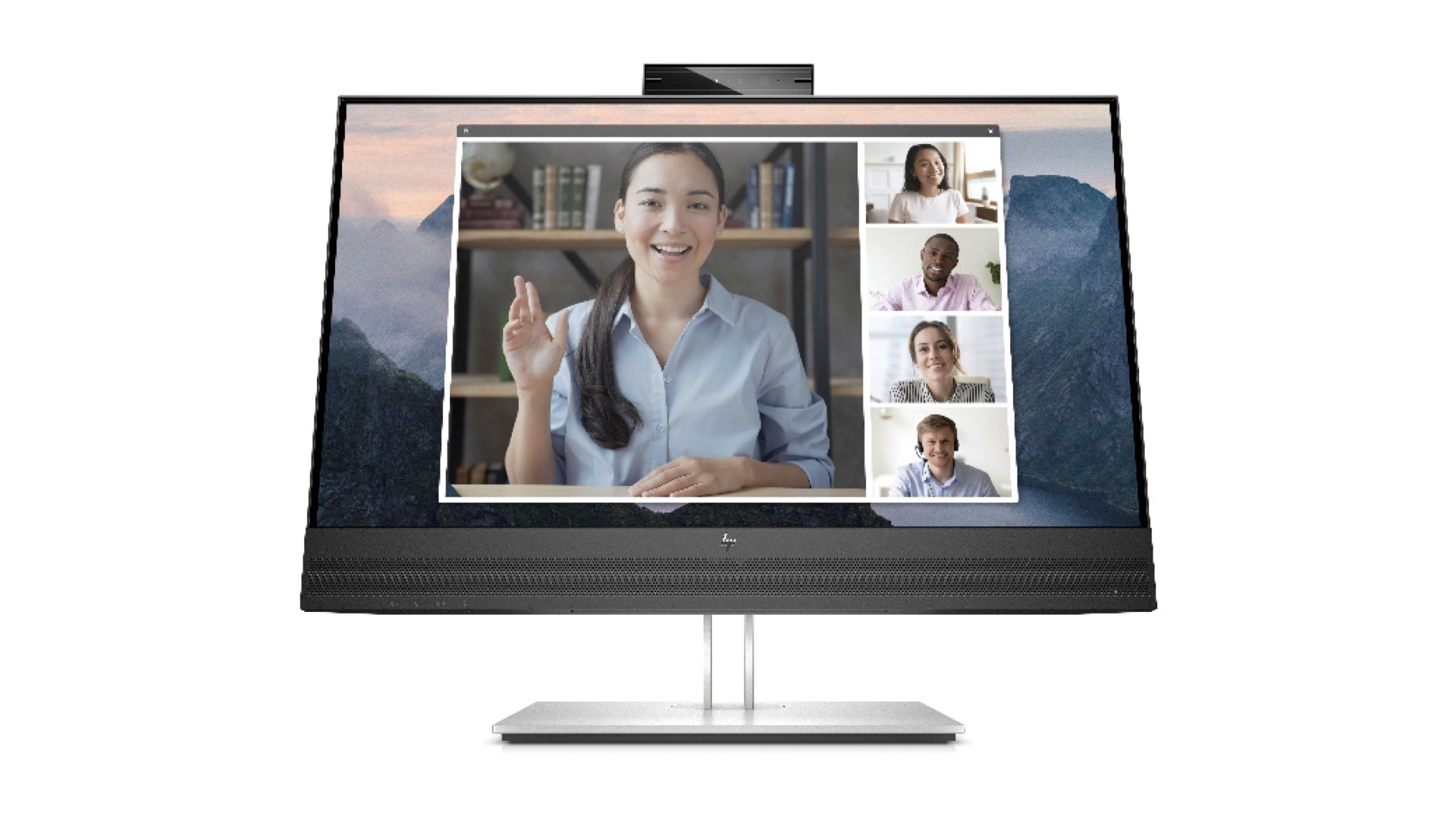 Un moniteur HP adapté aux modes de travail hybrides © DR