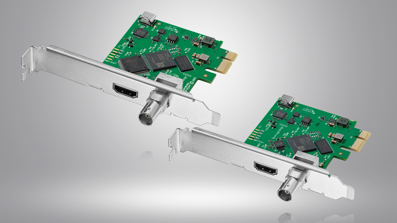 Sonovision DeckLink Mini Monitor HD et Mini Recorder HD, les deux