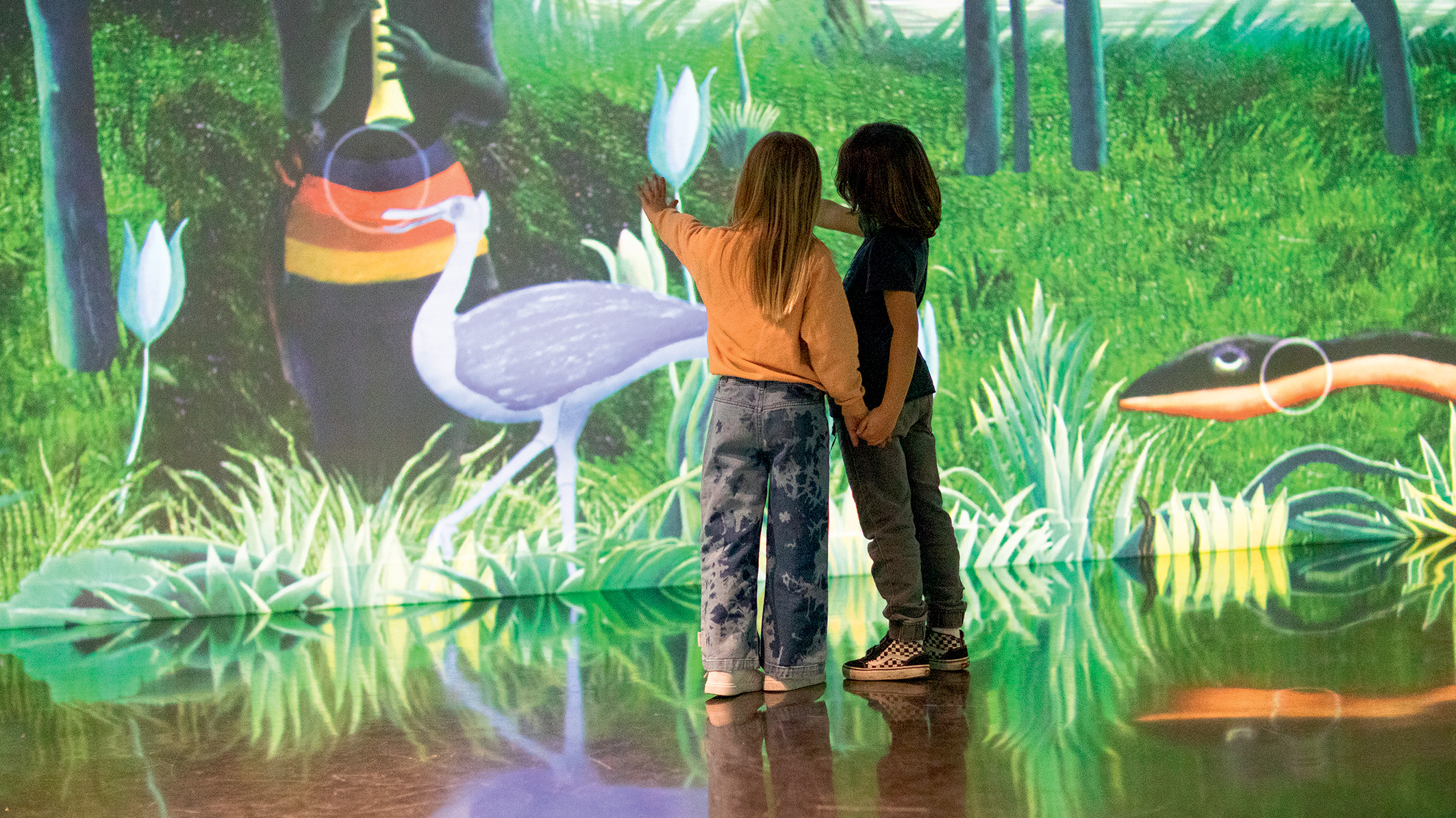 L’Atelier des Lumières fait dialoguer art et interactivité pour les enfants avec Modulo Pi