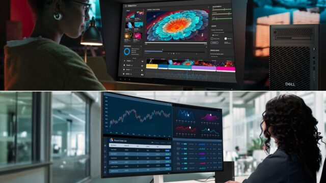 À l’occasion du CES 2026, Dell enrichit sa gamme UltraSharp avec deux nouveaux moniteurs haut de gamme qui adressent des usages distincts mais complémentaires : un écran incurvé ultra-large de 52 pouces en 6K et un moniteur 32 pouces OLED