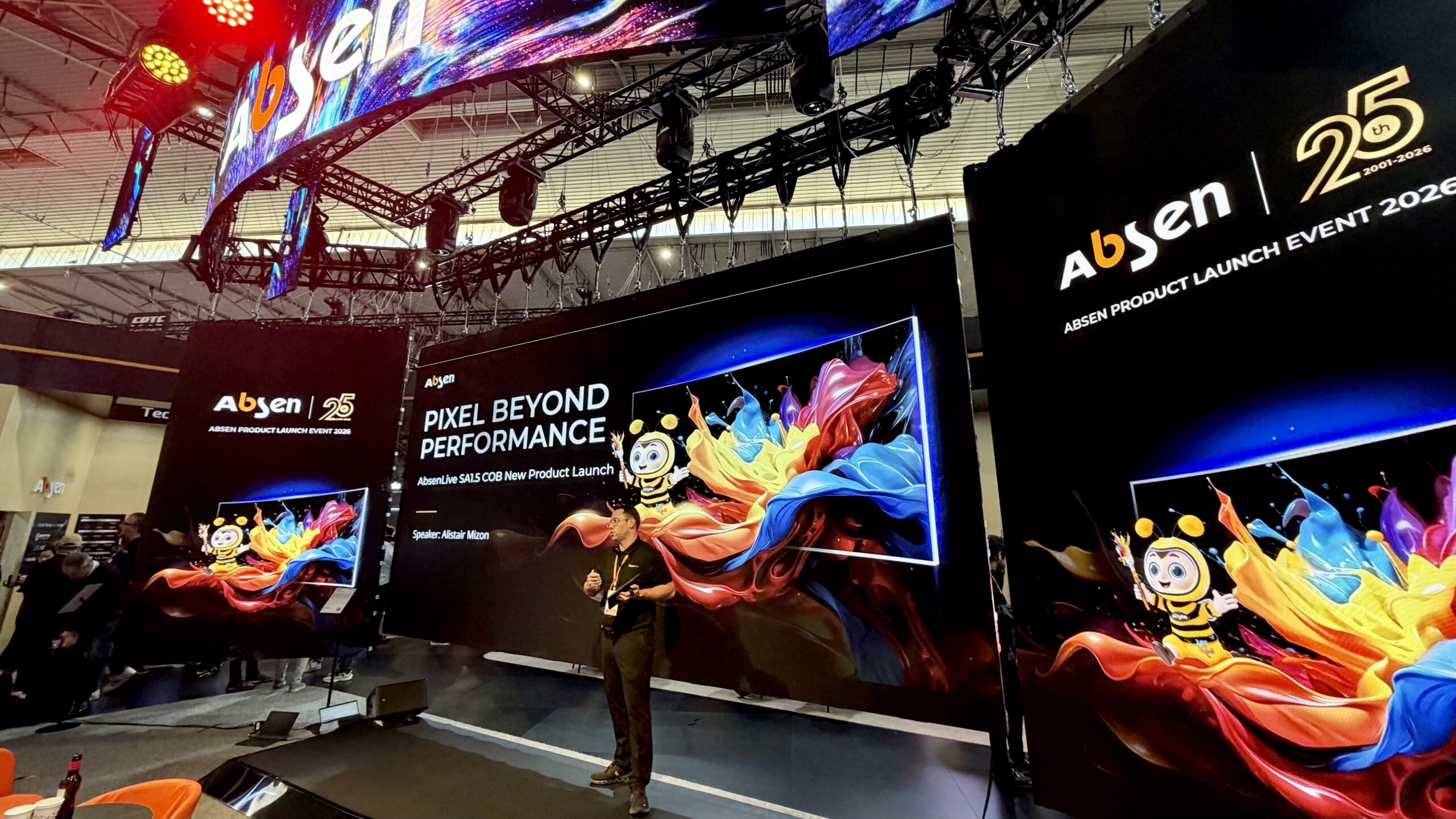 25 ans d'innovation : Absen au sommet de son art sur l'ISE 2026.