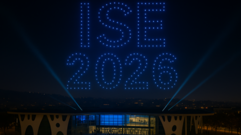 ISE 2026 : un spectacle de drones spectaculaire illumine Barcelone