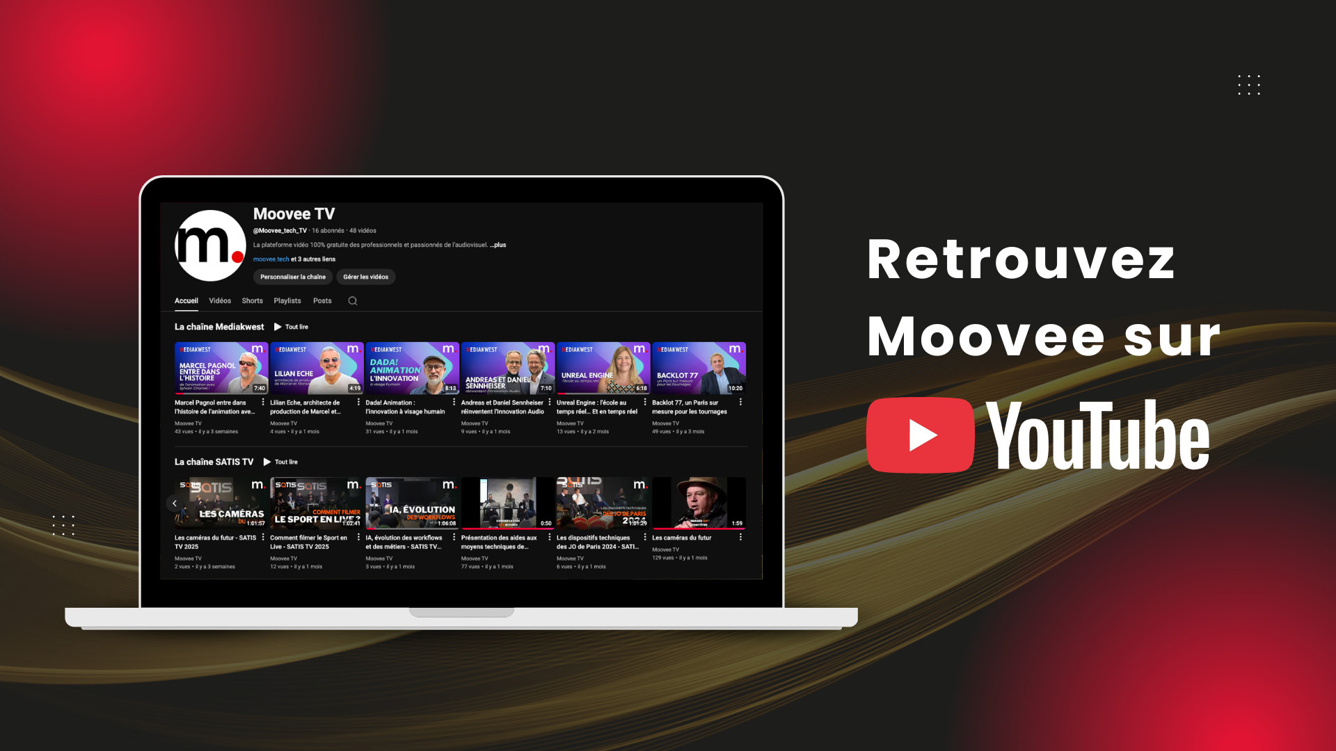 Moovee YouTube audiovisuel