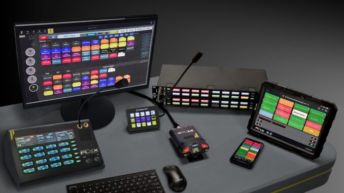 Pliant CrewCom Flex intercom IP sans chassis- Sonovision-12