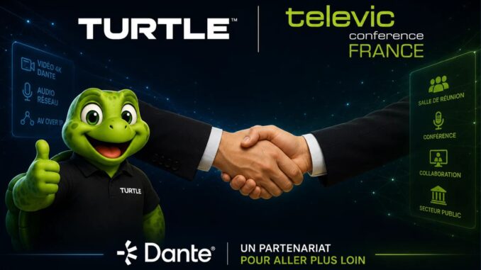 Turtle AV confie sa distribution française à Televic Conference France