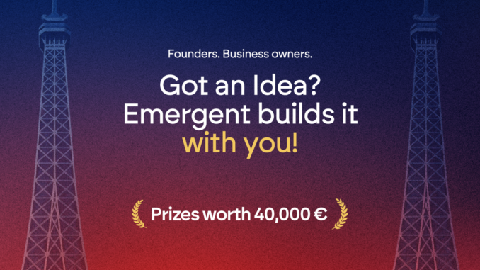 Emergent Labs prolonge Building France, son appel à projets de vibe coding